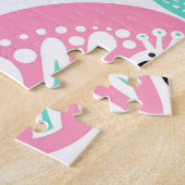 Scandinavische volkskunst: Noordse naadloos. Legpuzzel (Zijkant)