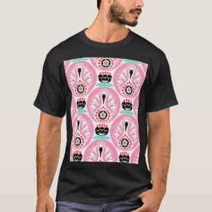 Scandinavische volkskunst: Noordse naadloos. T-shirt
