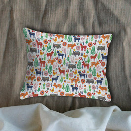 Scandinavische volkskunst Nordic Boho Modern Patte Kussensloop