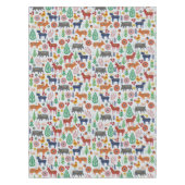 Scandinavische volkskunst Nordic Boho Modern Patte Tafelkleed (Voorkant)