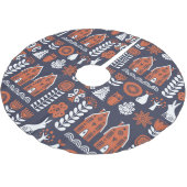 Scandinavische volkskunst  patroon kerstboom rok (Gekanteld)