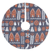 Scandinavische volkskunst  patroon kerstboom rok (Voorkant)