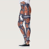 Scandinavische volkskunst  patroon leggings (Links)