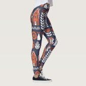 Scandinavische volkskunst  patroon leggings (Rechts)