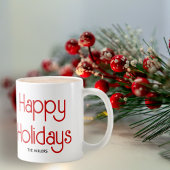 Scandinavische volkskunst stijl herten kerstvakant koffiemok