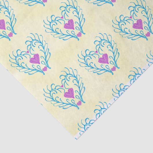 Scandinavische volkskunst tissuepapier (Detail)