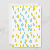 Scandinavische Volkskunst TWINS Baby Shower Uitnod Kaart (Achterkant)