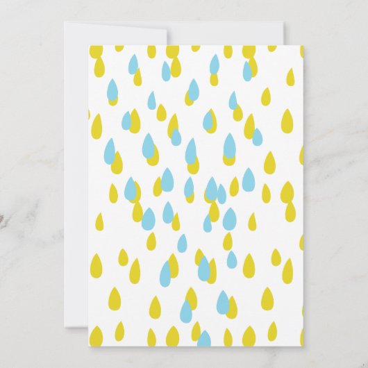 Scandinavische Volkskunst TWINS Baby Shower Uitnod Kaart (Achterkant)