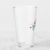 Scandinavische volkskunst Velkommen Drink glas (Rechts)