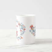 Scandinavische volkskunst Velkommen Mok (Voorkant)