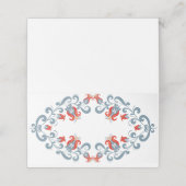 Scandinavische volkskunst Velkommen Place Cards Plaatskaartje (Buitenkant ongevouwen)