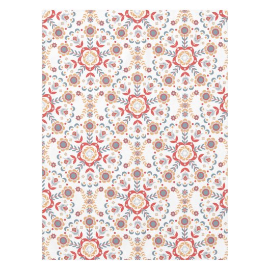 Scandinavische volkskunst Velkommen tafelkleed (Voorkant)