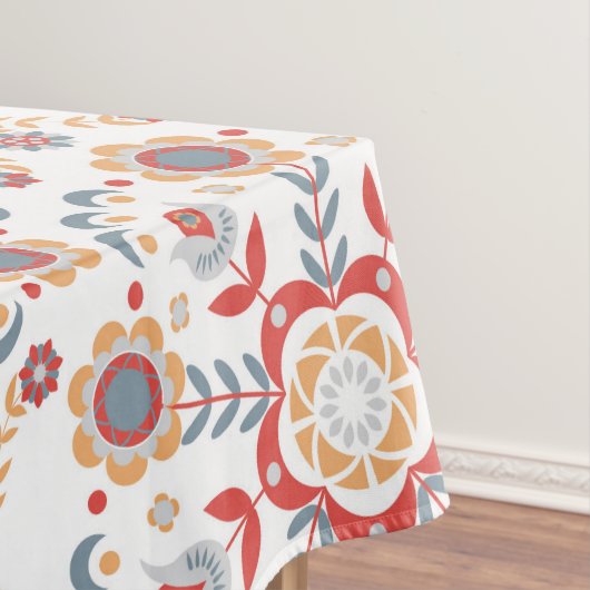 Scandinavische volkskunst Velkommen tafelkleed (Voorbeeld)