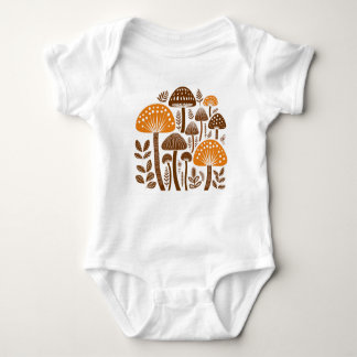 Scandinavische Volksmuts Kunst Baby Bodysuit