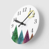 Scandinavische wandklok (Hoek)