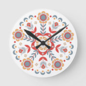 Scandinavische wandklok (Voorkant)