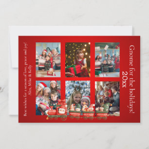 Scandinavische Waterverf Kerstmis foto's Kaart