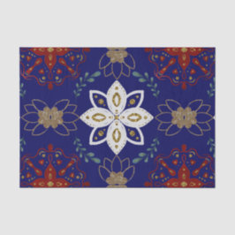 Scandinavische Waterverf van Floral Design Folk Tissuepapier