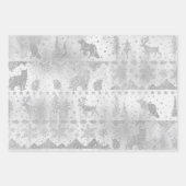 Scandinavische winterdieren in het zeeniveau inpakpapier vel (Voorkant 2)