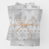 Scandinavische winterdieren in het zeeniveau inpakpapier vel (In situ)