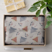 Scandinavische Wintervos & Hulstbos Tissuepapier (Geschenk)