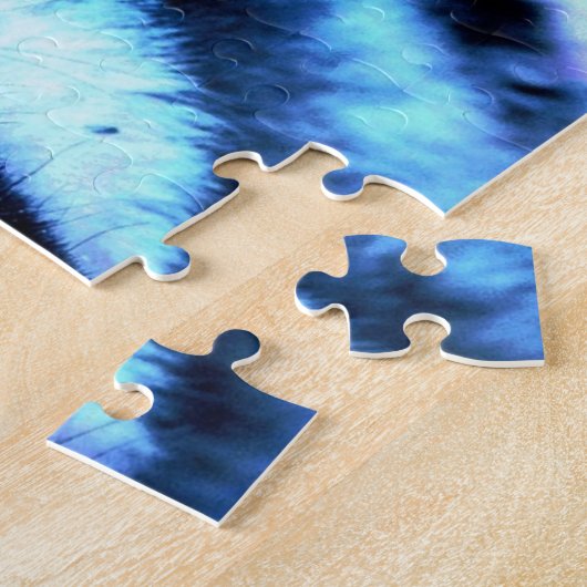 Scandinavische wolf legpuzzel (Zijkant)