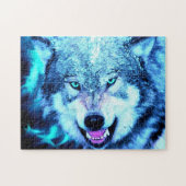 Scandinavische wolf legpuzzel (Horizontaal)