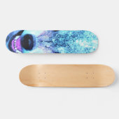 Scandinavische wolf persoonlijk skateboard (Horizontaal)