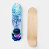 Scandinavische wolf persoonlijk skateboard (Voorkant)