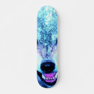 Scandinavische wolf persoonlijk skateboard