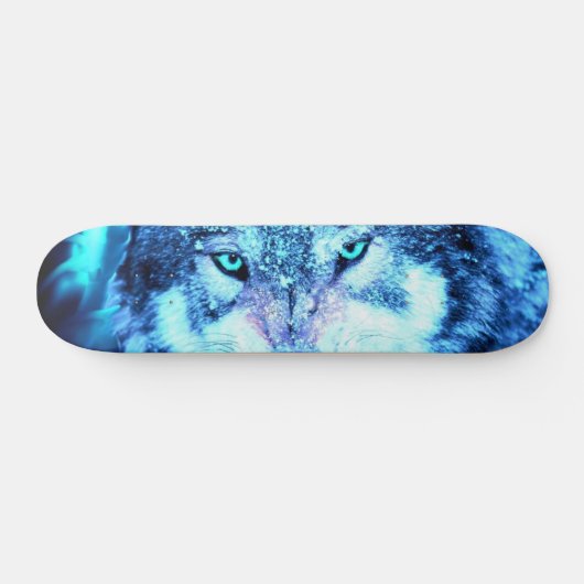 Scandinavische wolf persoonlijk skateboard (Horizontaal)