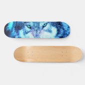 Scandinavische wolf persoonlijk skateboard (Horizontaal)