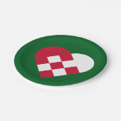 Scandinavische Yule Hear Papieren Bordje (Gekanteld)