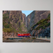Scania 141 på vej til Honningsvåg, Norge Poster (Voorkant)
