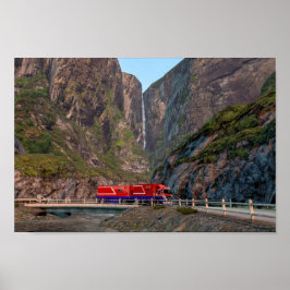 Scania 141 på vej til Honningsvåg, Norge Poster