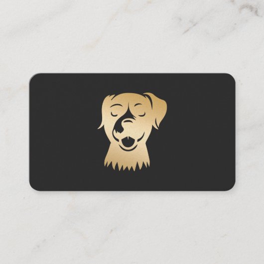 Scannable Dog Grooming Visitekaartje (Voorkant)