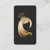 Scannable Hair Stylist Make-up Artist Visitekaartje (Voorkant)