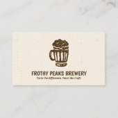 Scannable QR Brewery Visitekaartje (Voorkant)