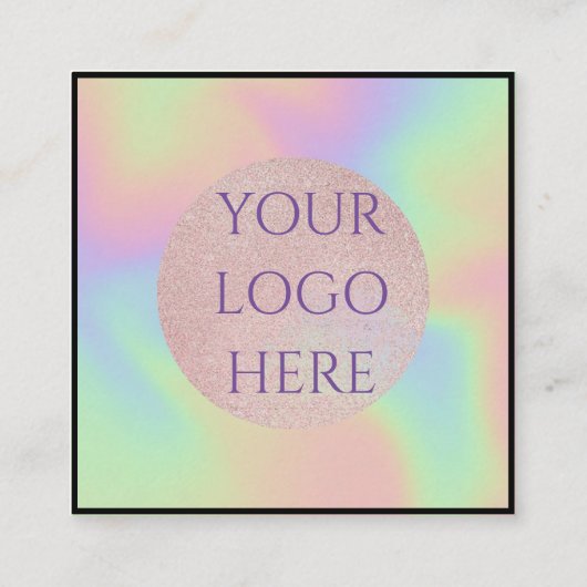 Scannable QR-code Social Media visitekaartjes (Achterkant)