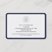 Scannable QR codeberoeps of persoonlijke Ondernemi Visitekaartje (Achterkant)