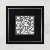 Scannable QR Premium Contactkaartje (Voorkant)