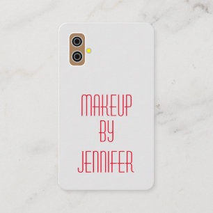 Scannable Social Media Photo Grid Moderne QR-code Visitekaartje