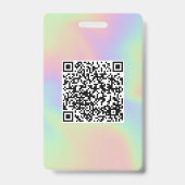 Scannable trendy badge (Achterkant)