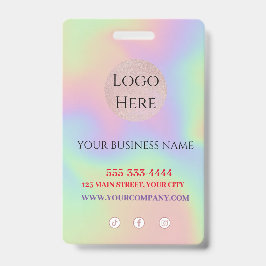 Scannable trendy badge