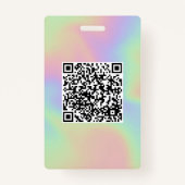 Scannable trendy badge (Achterkant)