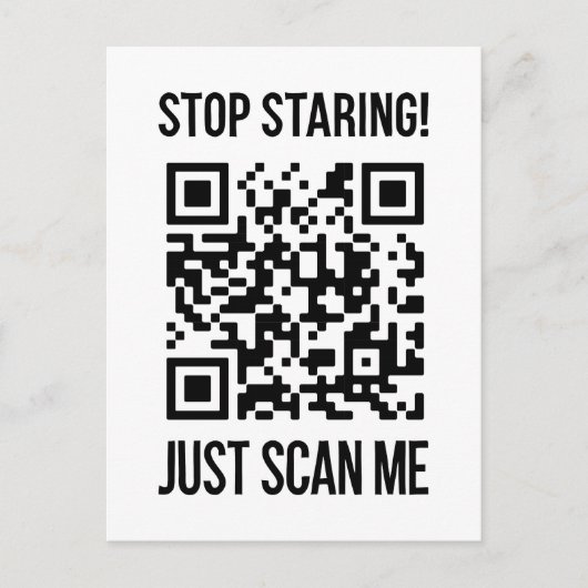 Scannen: Doe wat je ziel gelukkig maakt Briefkaart (Voorkant)