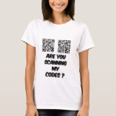 Scannen jullie mijn codes T-Shirt voor vrouwen? (Voorkant)