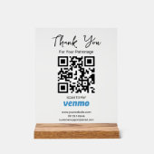 Scannen naar betalen QR-code | Venmo-betaling Acryl Bord (Voorkant)