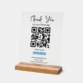 Scannen naar betalen QR-code | Venmo-betaling Acryl Bord (Hoek)