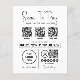 Scannen naar Betalen Zakelijke QR Code Betaling Mo